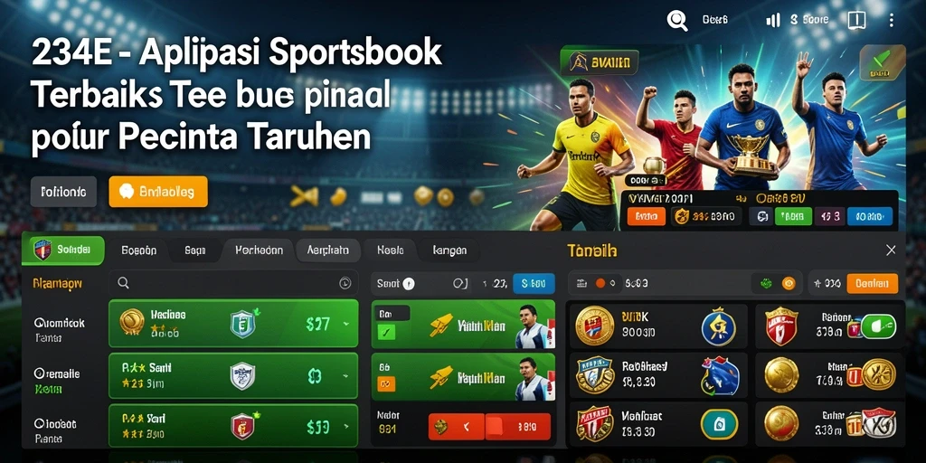 Tampilan antarmuka 234E yang menarik dan informatif.