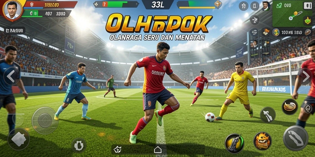 Tampilan gameplay seru dari aplikasi olahraga 33L yang menarik.