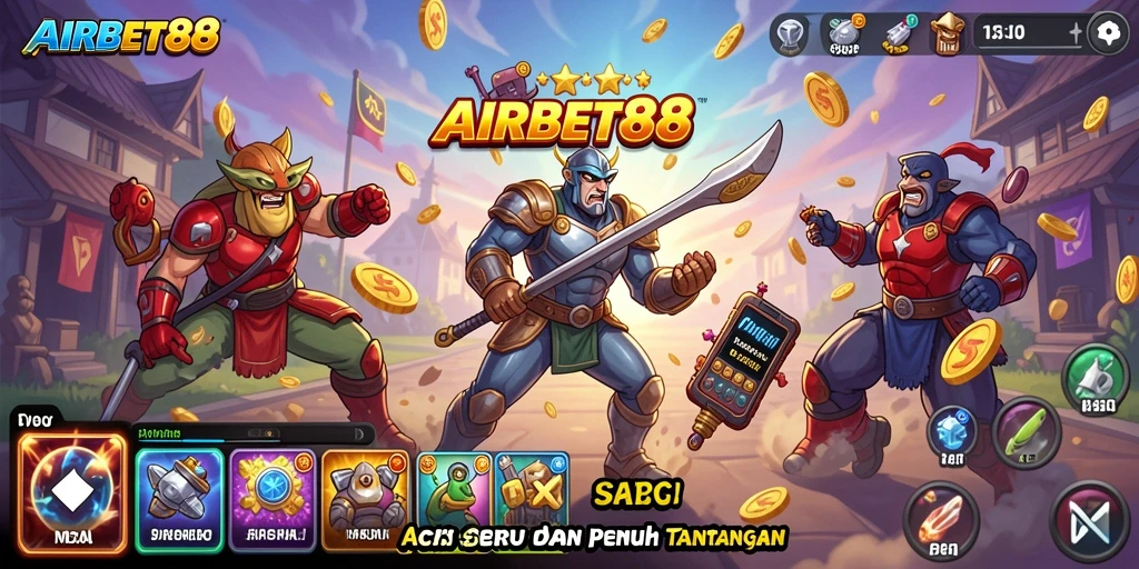 Gameplay seru AIRBET88 dengan aksi bertempur menegangkan.