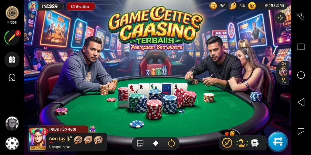 Tampilan gameplay seru di IND89 dengan dealer langsung.