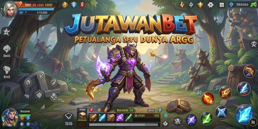 Gameplay seru JUTAWANBET dengan pertempuran ARPG yang menantang.