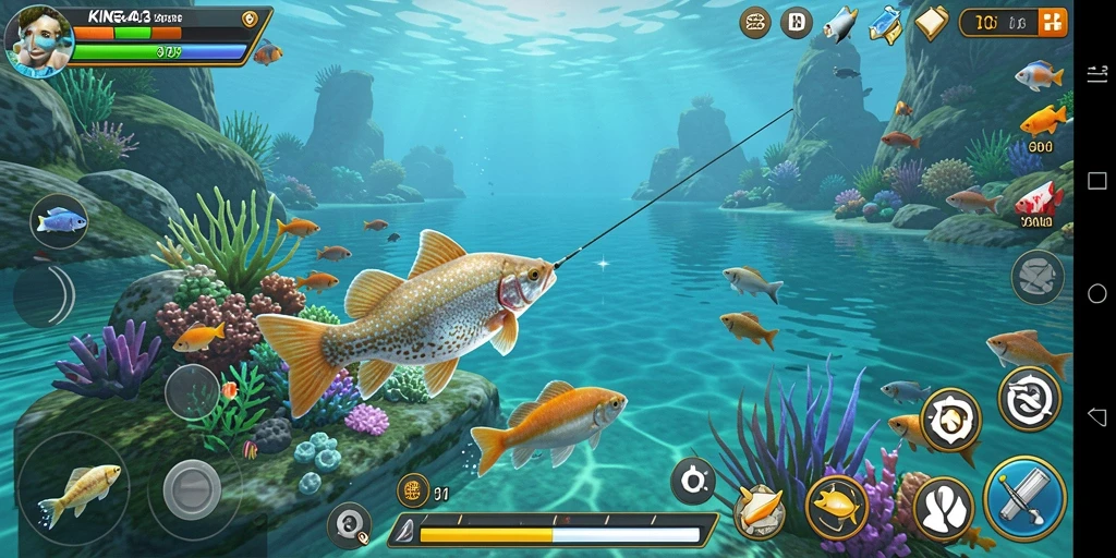 Tangkapan ikan yang menakjubkan dalam gameplay KING403.