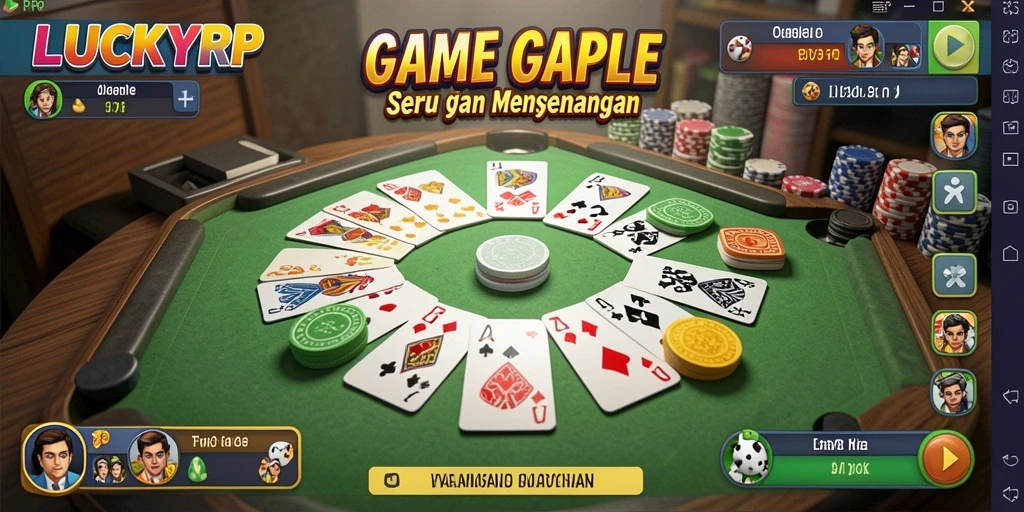 Tampilan gameplay menarik dari LUCKYRP yang penuh tantangan.