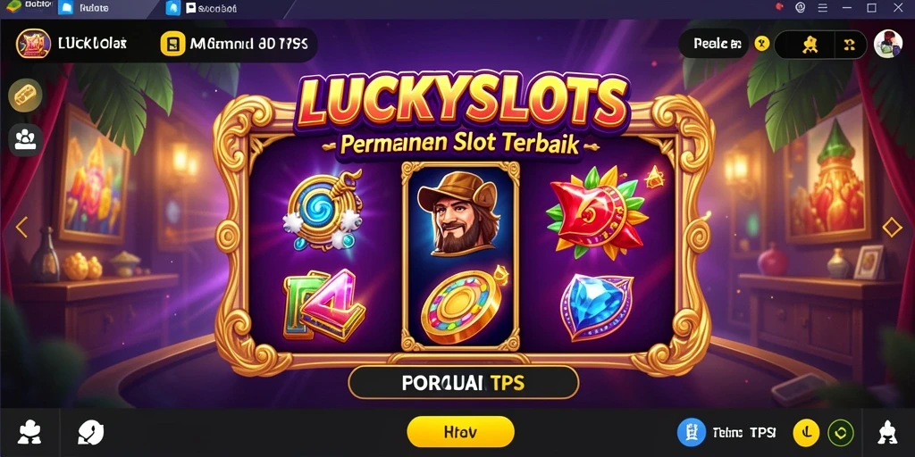Tampilan gameplay menakjubkan di LUCKYSLOTS dengan mesin slot yang bervariasi.