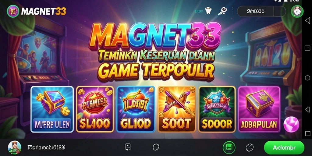 Screenshot menampilkan gameplay seru dalam MAGNET33 Slot.