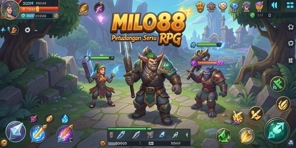Tampilan menarik dari gameplay RPG MILO88 yang penuh aksi.