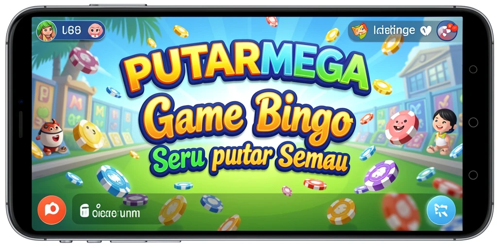 Gameplay PUTARMEGA yang seru dan interaktif dalam permainan Bingo.