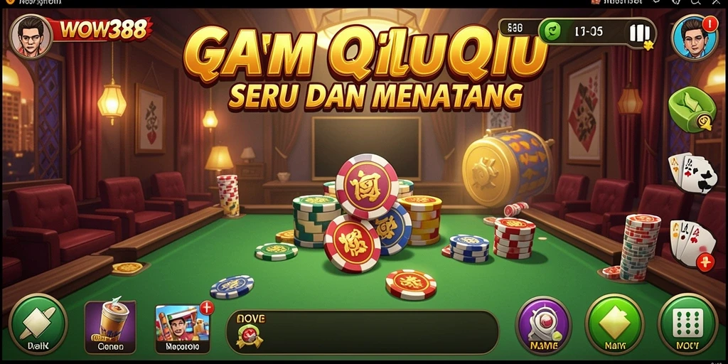 Screenshot gameplay seru dari game QiuQiu WOW388.